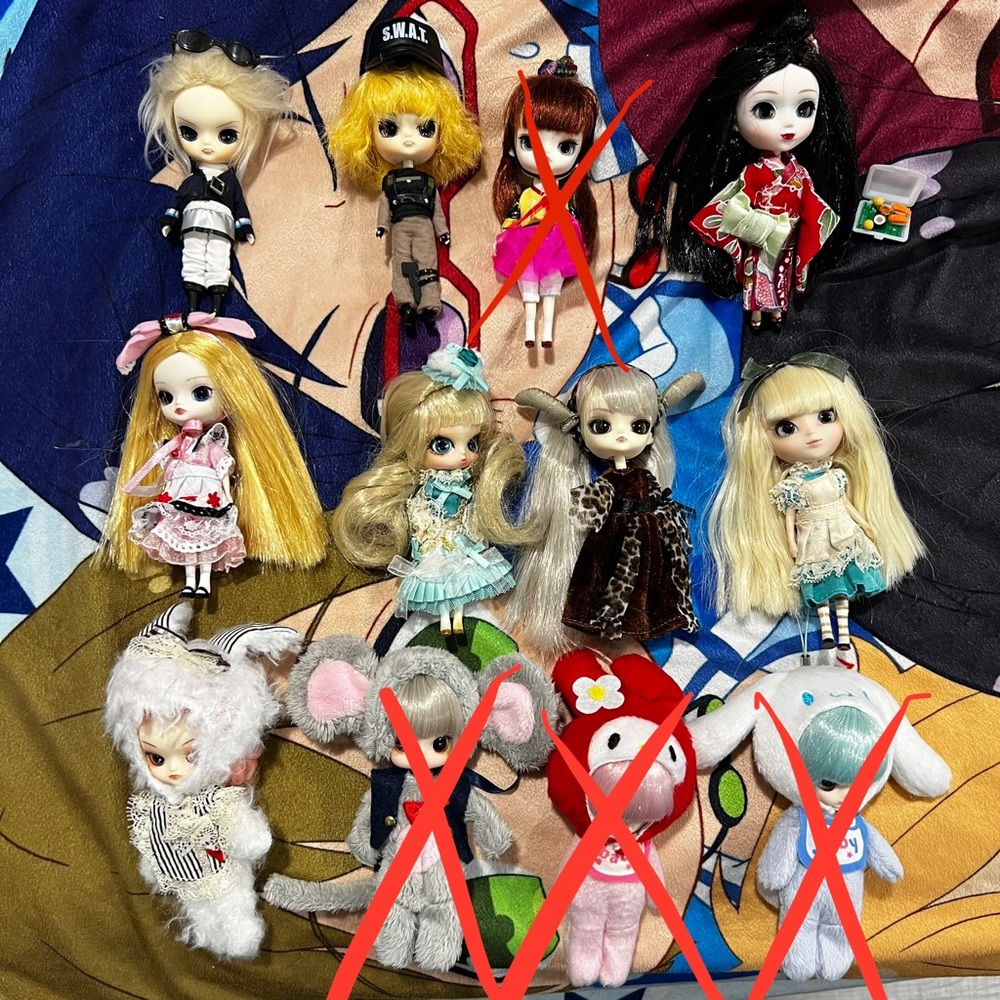 Pullip doll bundle, 8 dolls total (read description)
